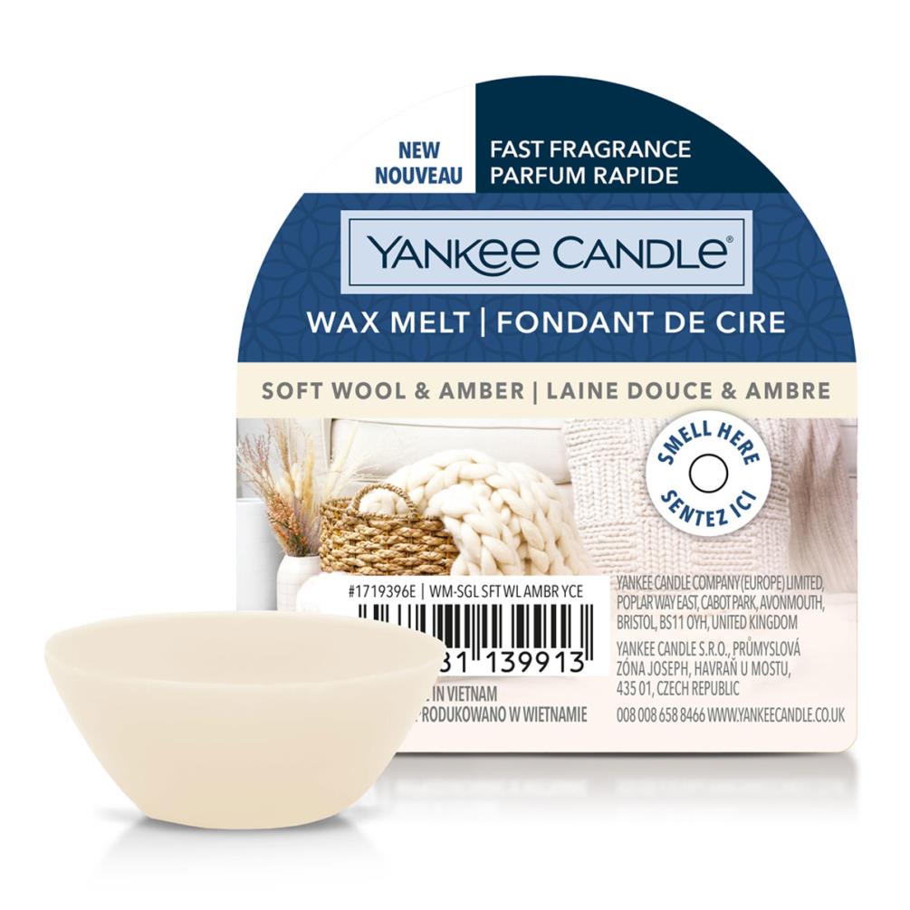 Yankee Candle Soft Wool & Amber Wax Melt £2.24